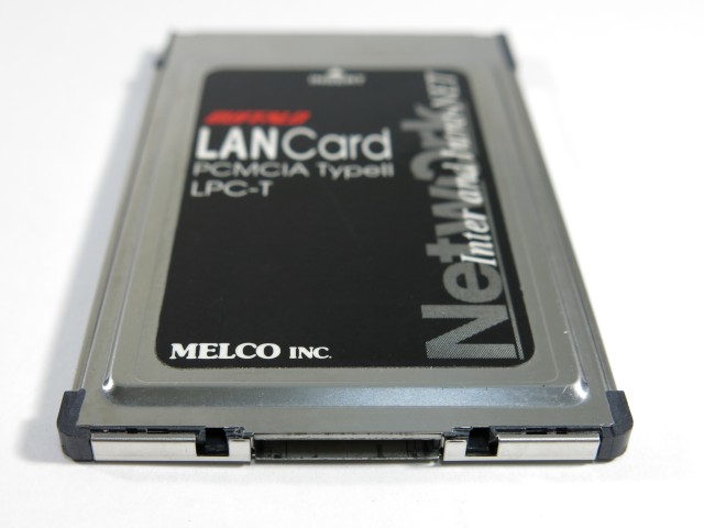 BUFFALO LPC-T LANカード PCカードスロット用（PCMCIA TypeII）カプラ側