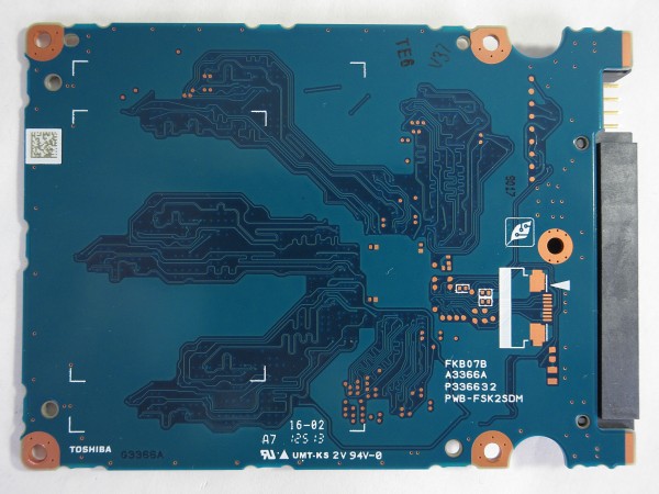 東芝 SSD THNSNH128GCST 基盤裏面