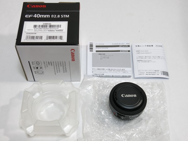 Canon EF40mm F2.8 STM 一式