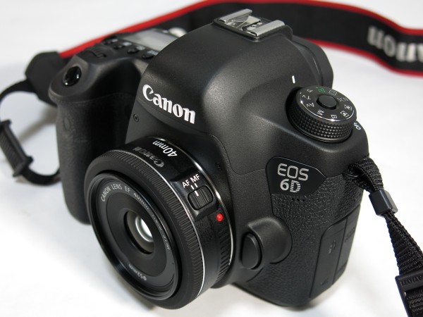 Canon EF40mm F2.8 STMをEOS 6Dに装着