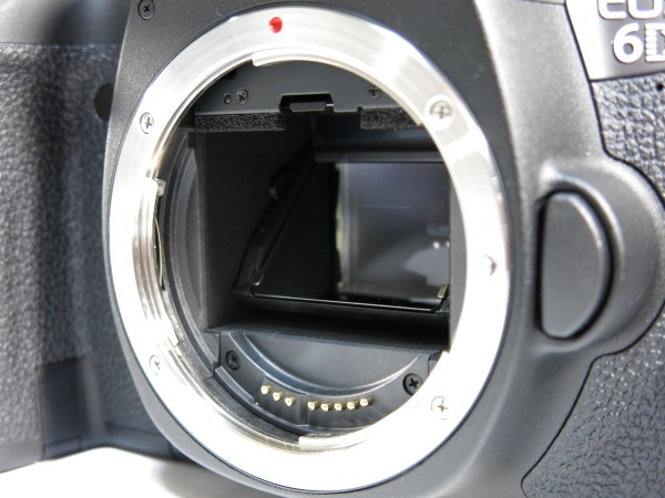 Canon EOS 6D マウント部、ミラー