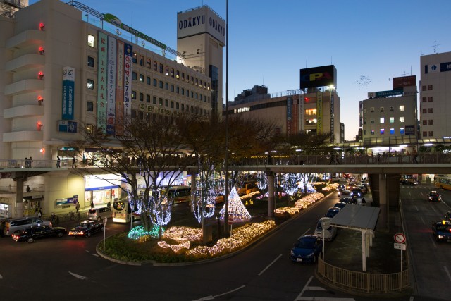 藤沢駅南口のイルミネーション