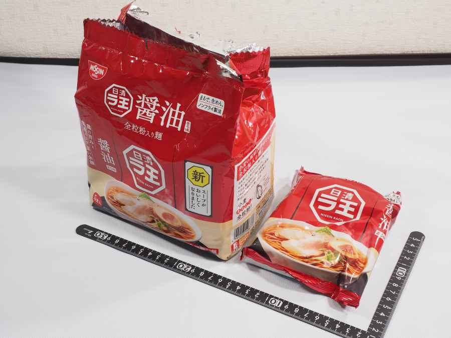 日清食品・ラ王5食入り 醤油 外袋