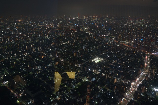 浅草方面の夜景